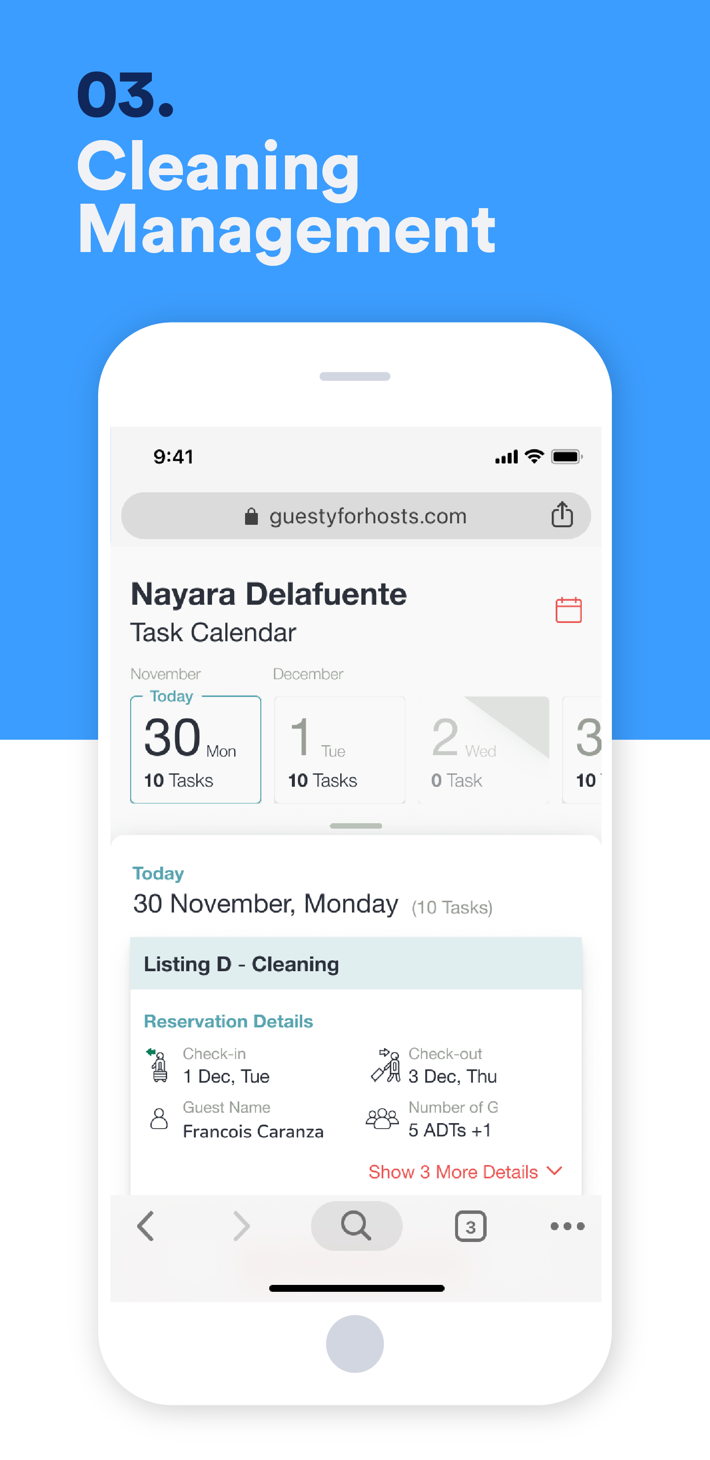 screenshot of Guesty Lite